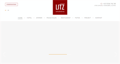 Desktop Screenshot of hotel-litz.at